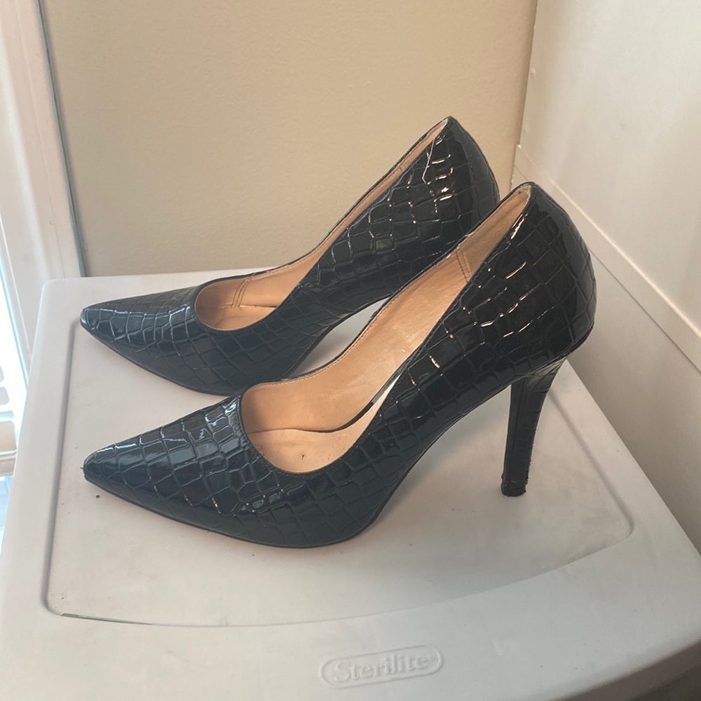 Black stilettos